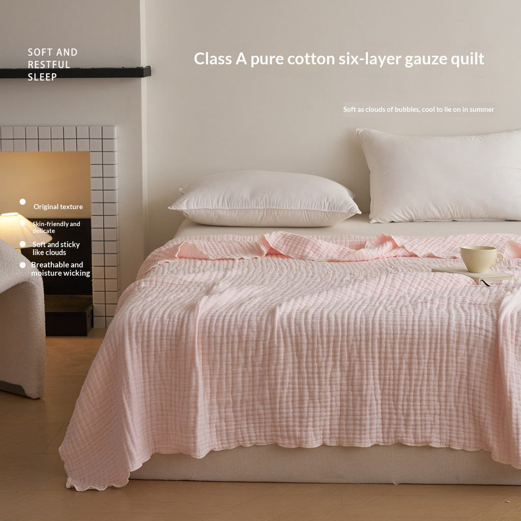 Six-Layer Cotton Gauze Blanket