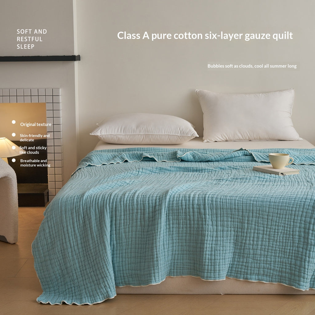 Six-Layer Cotton Gauze Blanket