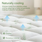 Bamboo Fibre Cooling Mattress Pad