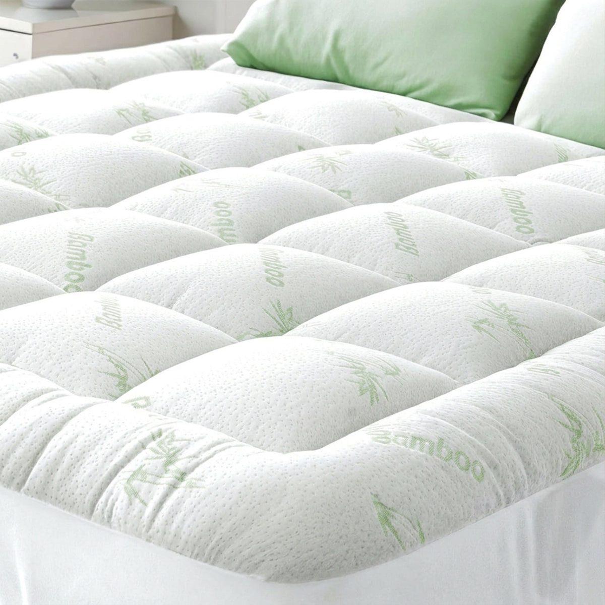 Bamboo Fibre Cooling Mattress Pad