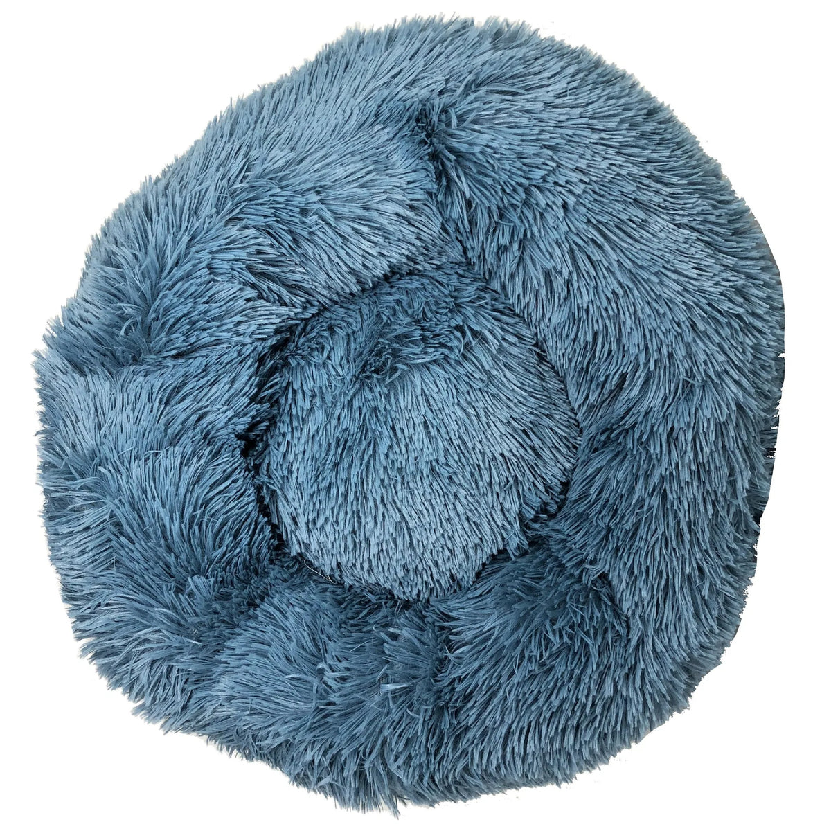 Premium Plush Round Dog Bed, Soft Cozy Pet Bed With Raised Edge