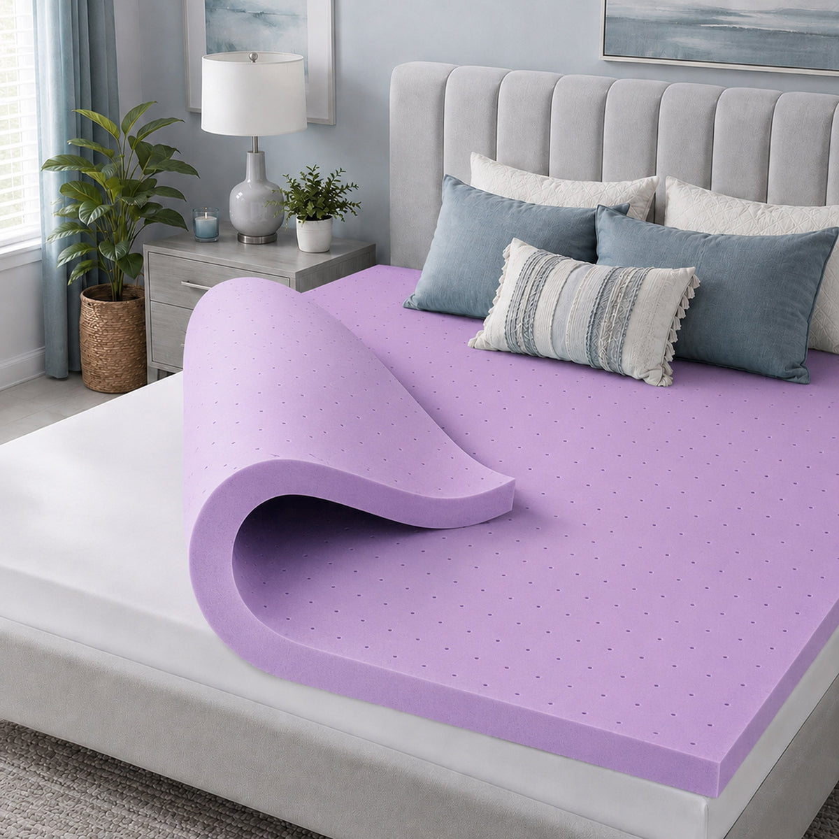 Memory Foam Cooling Gel Mattress Pad