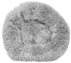 Premium Plush Round Dog Bed, Soft Cozy Pet Bed With Raised Edge